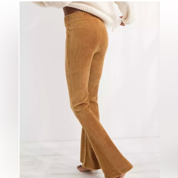 Aerie Camel Flare Corduroy Pants - Picture 2 of 5